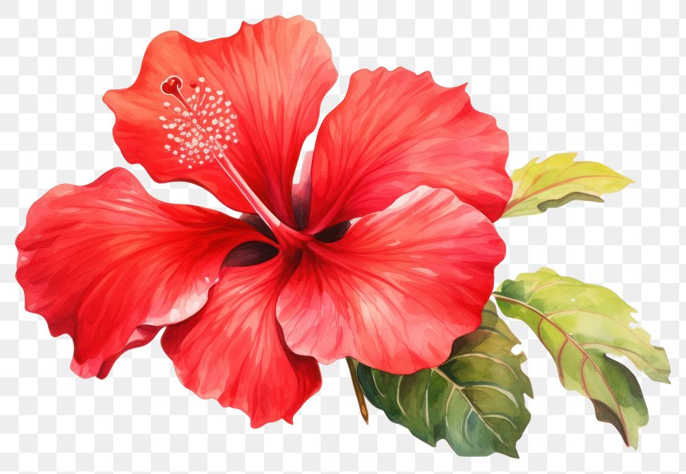 PNG Hibiscus flower plant inflorescence