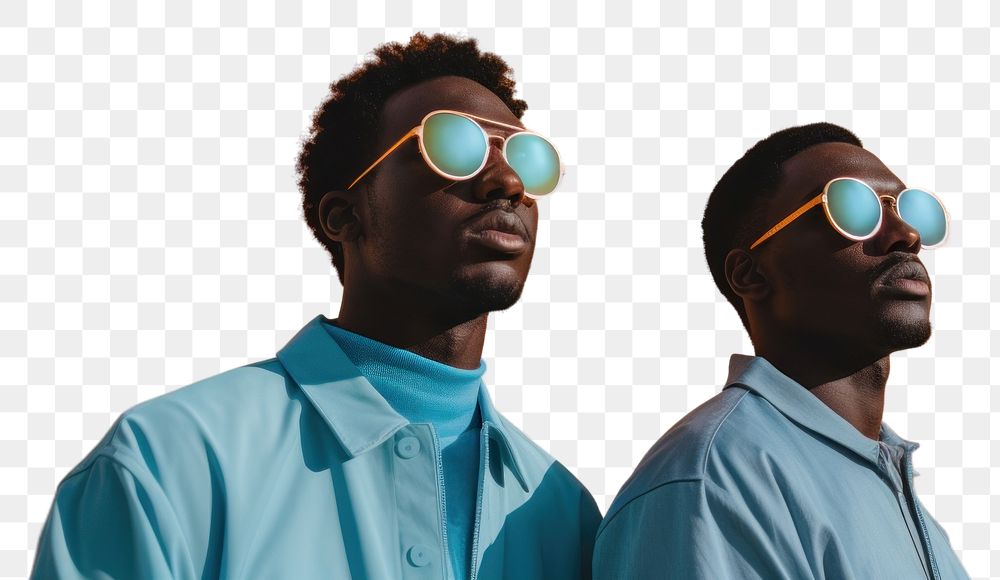 PNG Sunglasses adult men togetherness. AI generated Image by rawpixel.