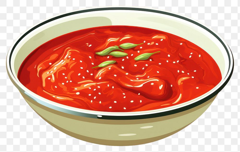 PNG Sauce food bowl dish. AI generated Image by rawpixel.