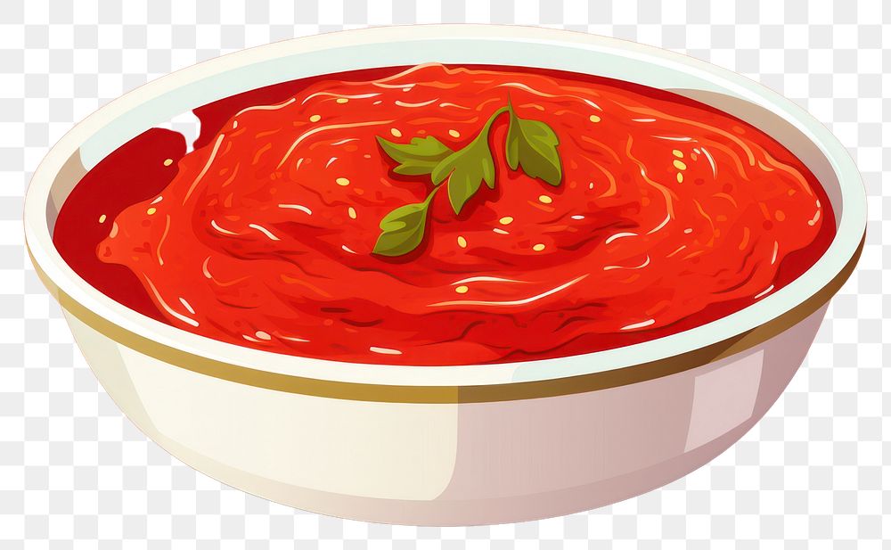 PNG Sauce food bowl dish. AI generated Image by rawpixel.