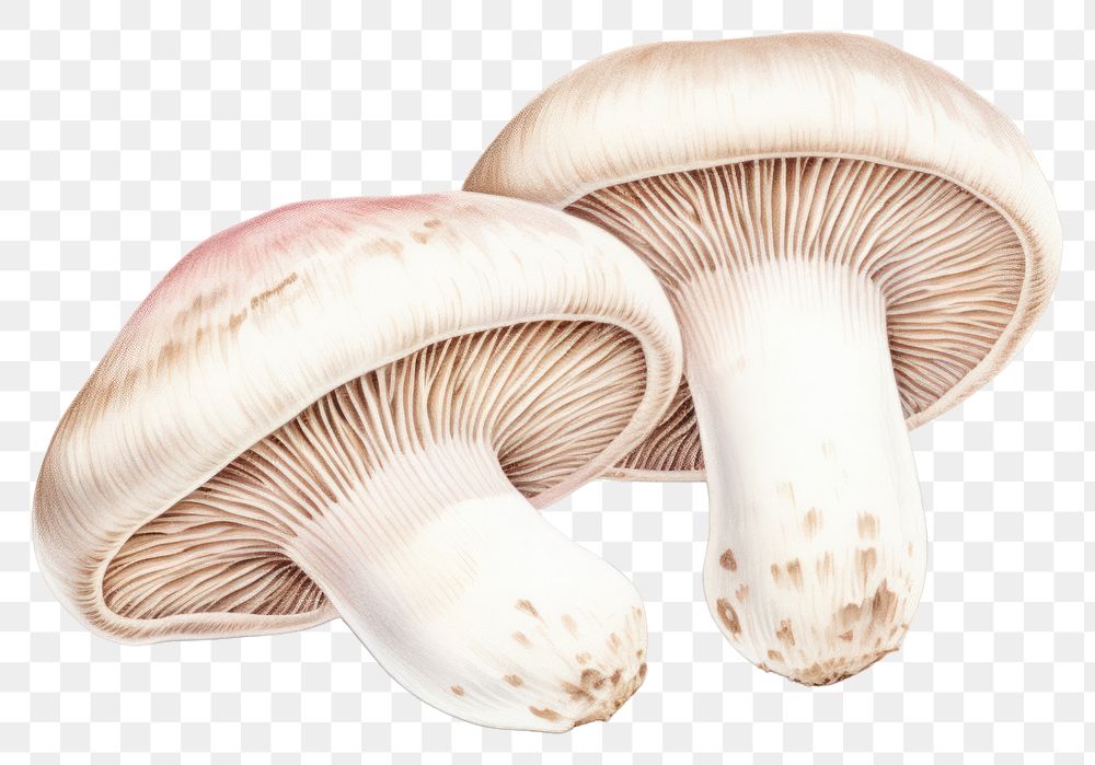 PNG Mushroom fungus agaric agaricaceae. AI generated Image by rawpixel.