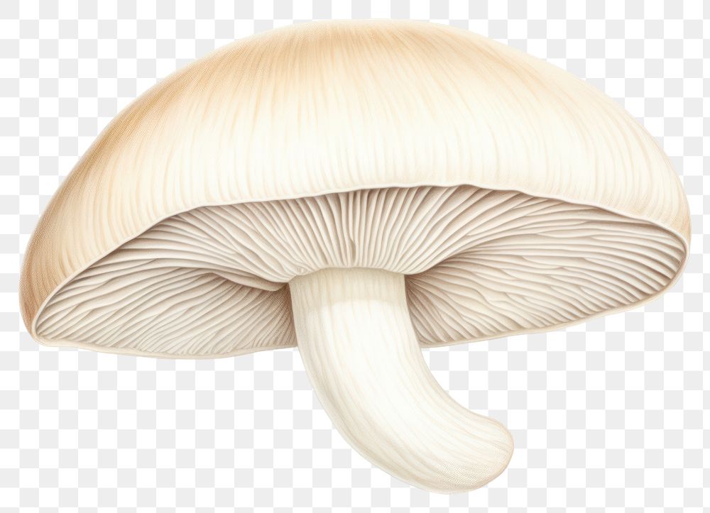 PNG Mushroom fungus agaricaceae vegetable. AI generated Image by rawpixel.