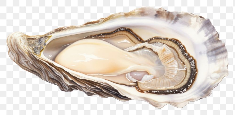 PNG Oyster seafood clam  invertebrate. 