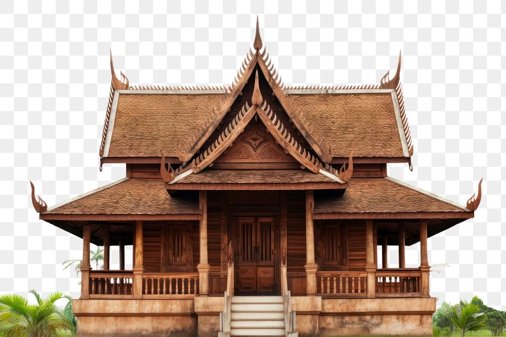 PNG House architecture building temple. AI generated Image by rawpixel.