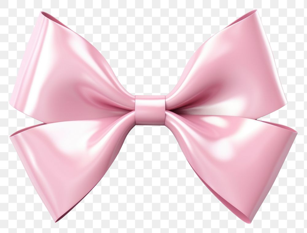 PNG Pink bow white background celebration. 