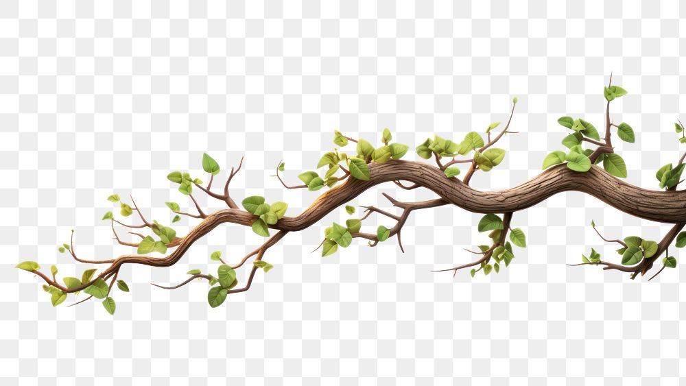 PNG Branch plant tree transparent background. 