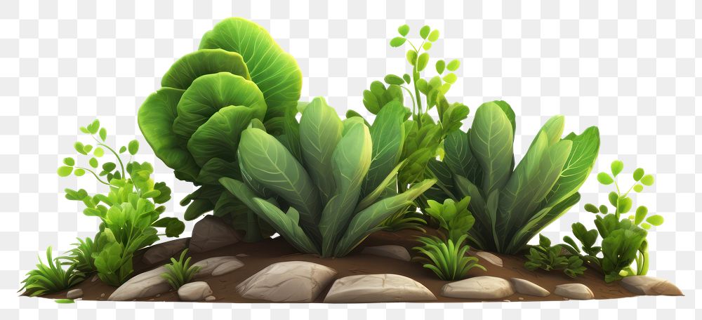 PNG Vegetable plant green herbs. AI generated Image by rawpixel.