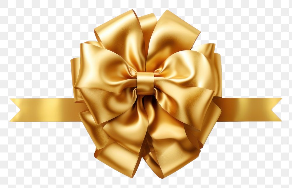 PNG Gold bow transparent background celebration. AI generated Image by rawpixel.