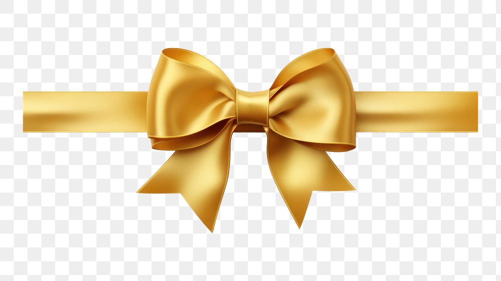 PNG Gold backgrounds ribbon bow