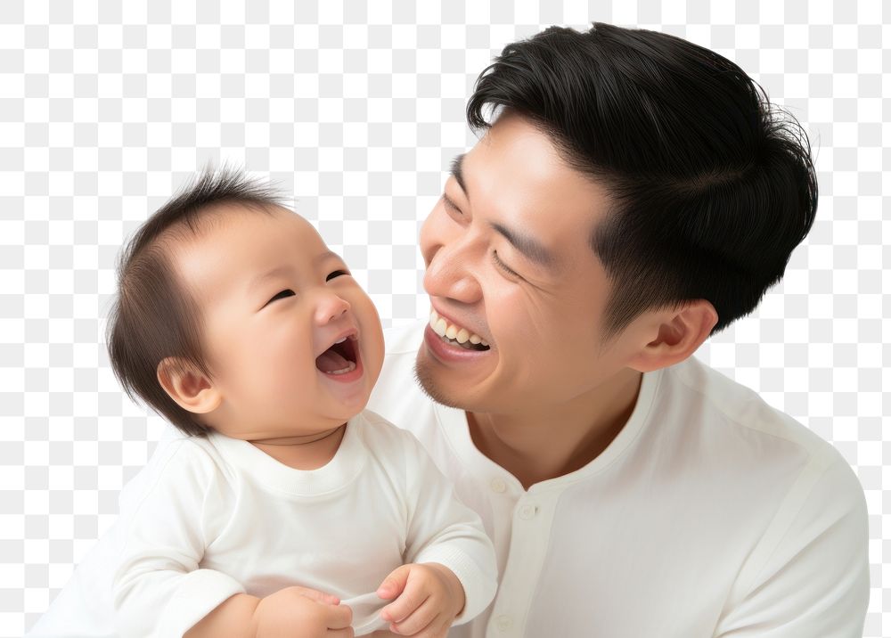 PNG Baby father adult happy. AI generated Image by rawpixel.