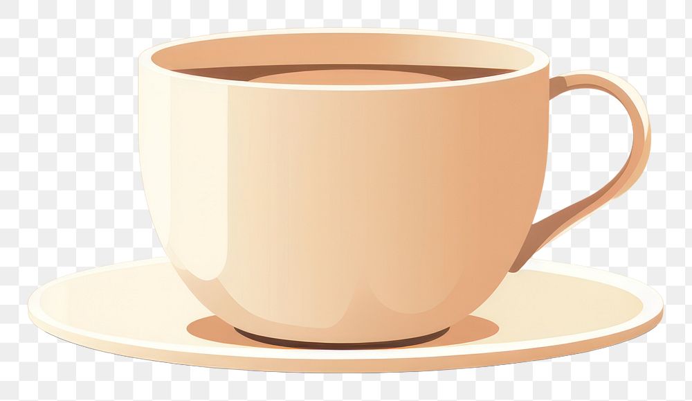 PNG Coffee cup saucer drink. AI generated Image by rawpixel.