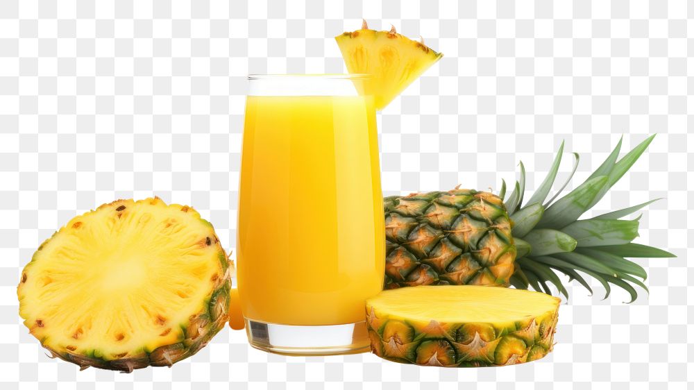 PNG Pineapple juice fruit drink. 