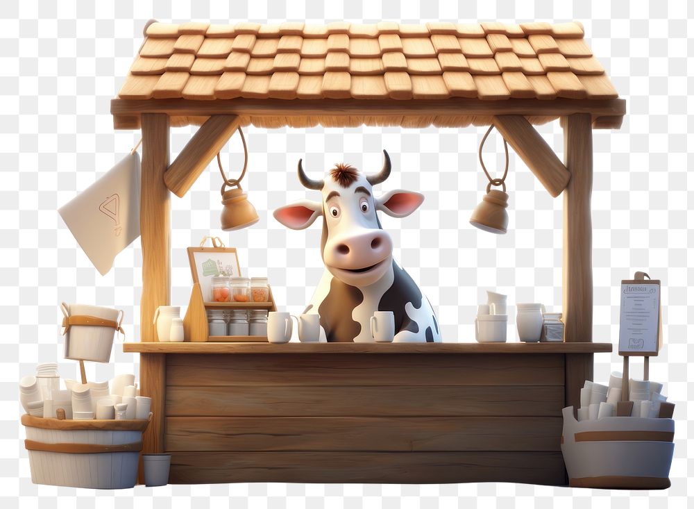 PNG Livestock mammal cow representation. AI generated Image by rawpixel.