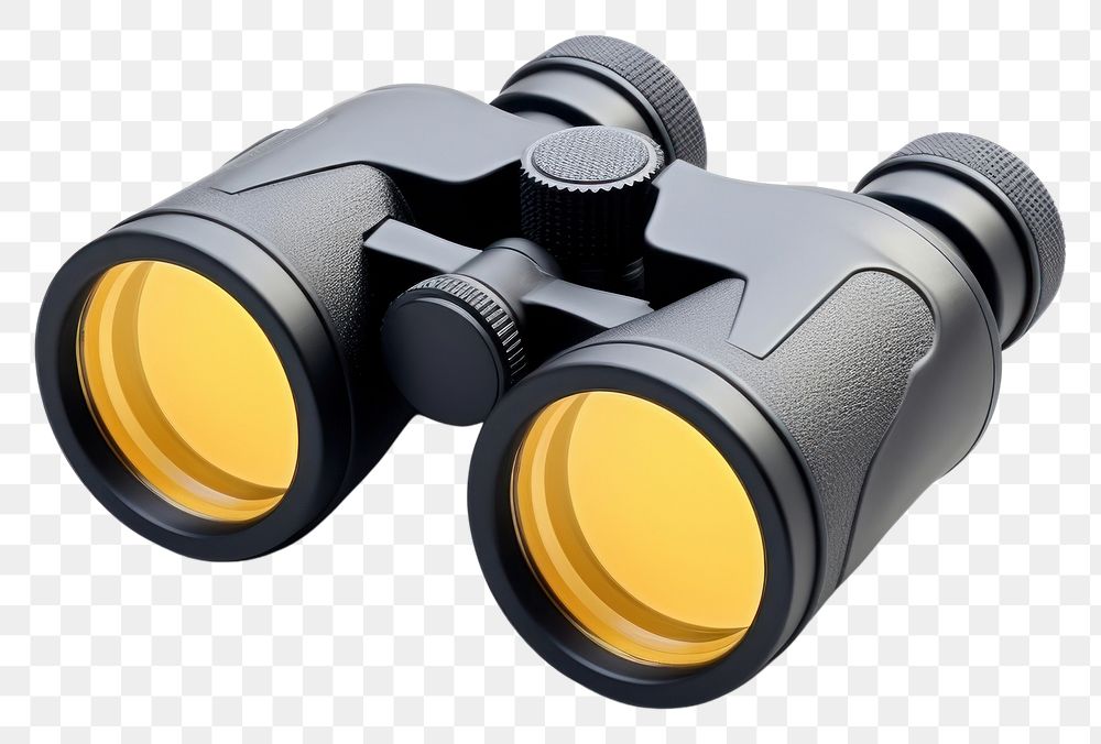 PNG Binoculars white background electronics speaker. AI generated Image by rawpixel.
