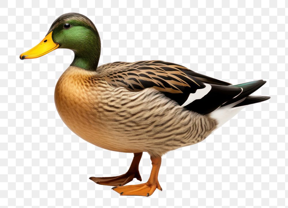 PNG Duck mallard animal bird. AI generated Image by rawpixel.