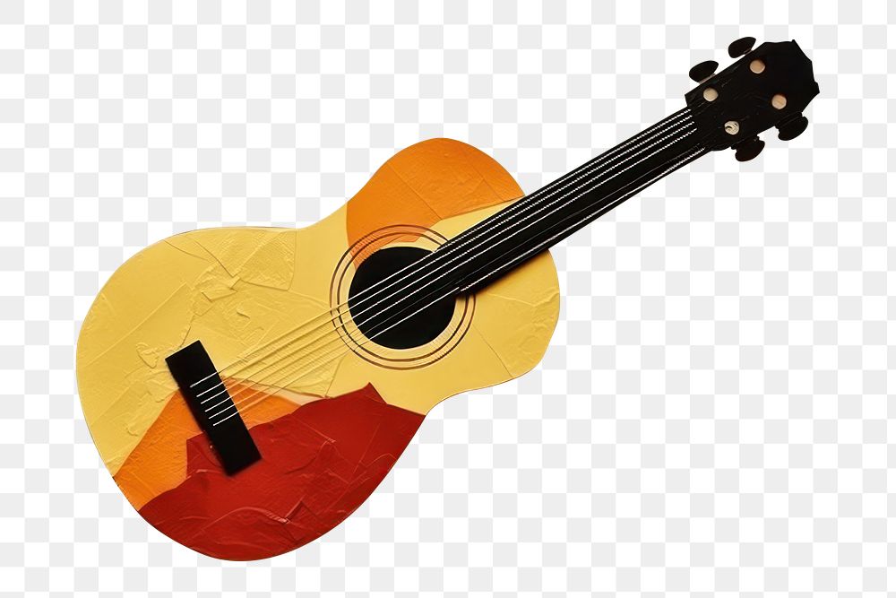 PNG Guitar creativity string violin. AI generated Image by rawpixel.