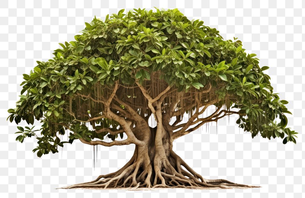 PNG Tree bonsai banyan plant