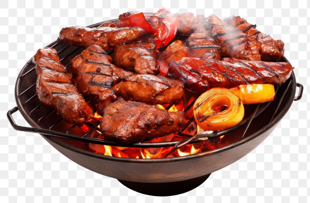 PNG Grilling cooking meat food. AI generated Image by rawpixel.