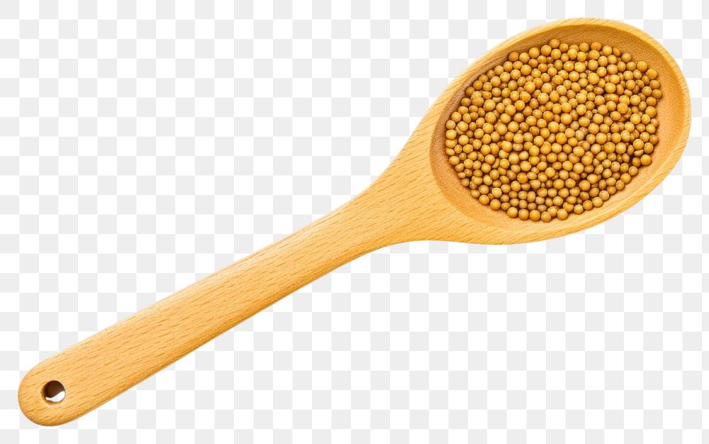 PNG Mustard seeds spoon food  