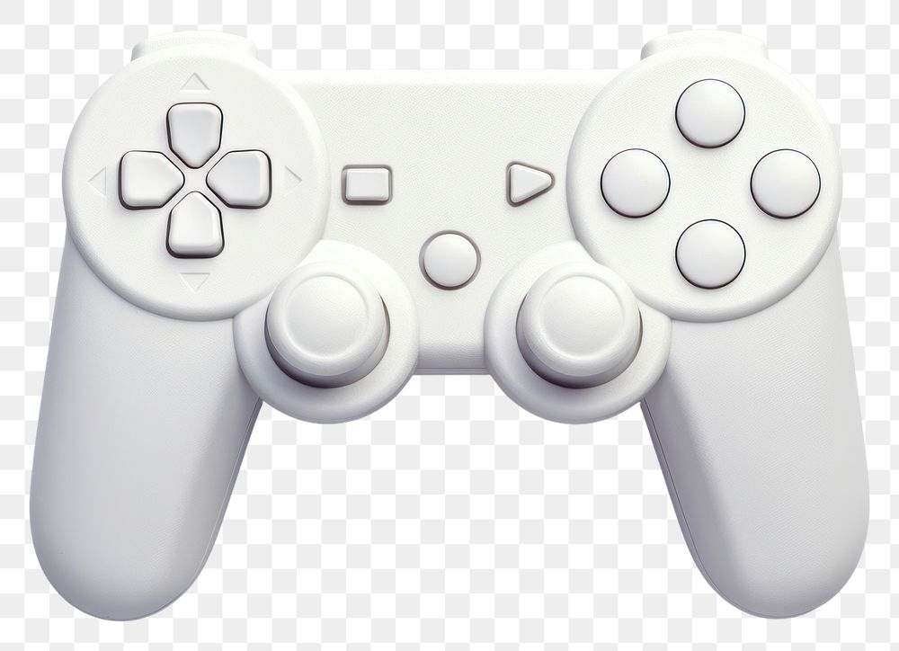 PNG Joystick white game controller electronics. AI generated Image by rawpixel.