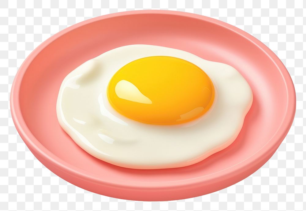 PNG  Plate food egg breakfast. AI generated Image by rawpixel.