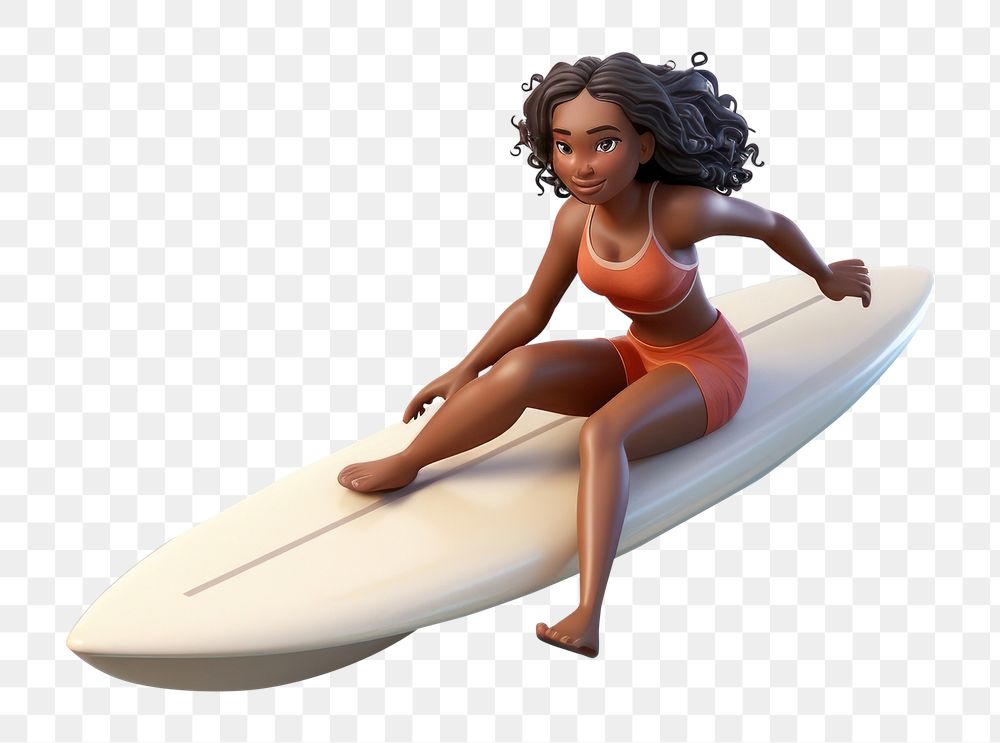 PNG Sea surfing cartoon sports. AI generated Image by rawpixel.