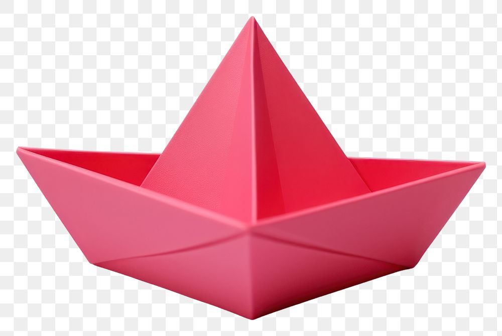 PNG Origami paper boat transparent background. AI generated Image by rawpixel.