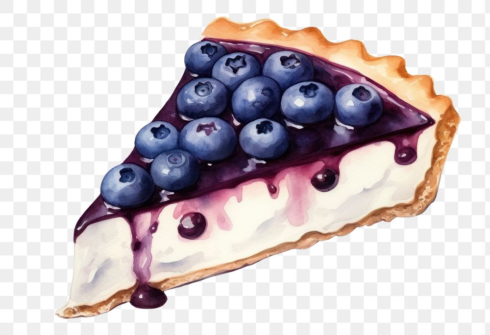 PNG Blueberry dessert fruit food. AI generated Image by rawpixel.