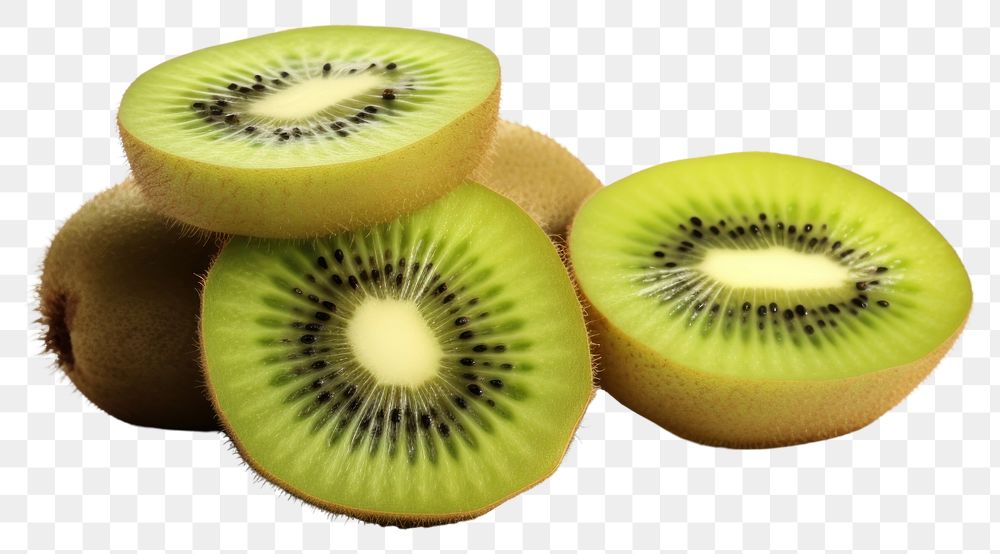 PNG Kiwi slice fruit plant. AI generated Image by rawpixel.