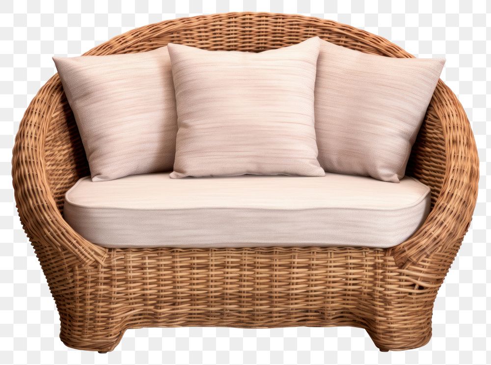 PNG Armchair furniture cushion pillow. AI generated Image by rawpixel.
