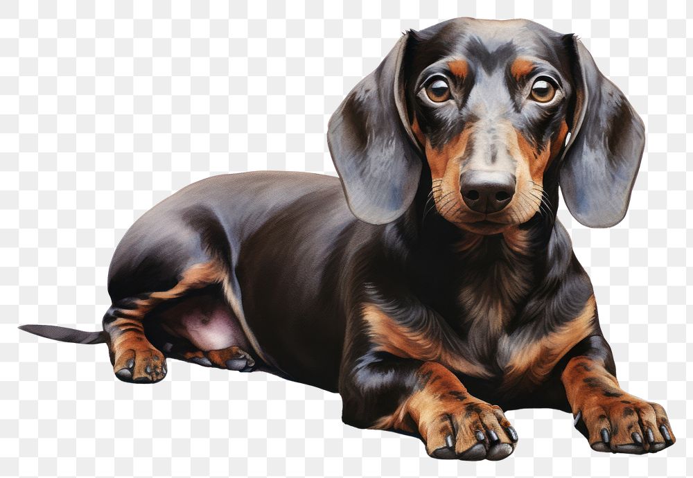 PNG Dachshund animal mammal hound. 