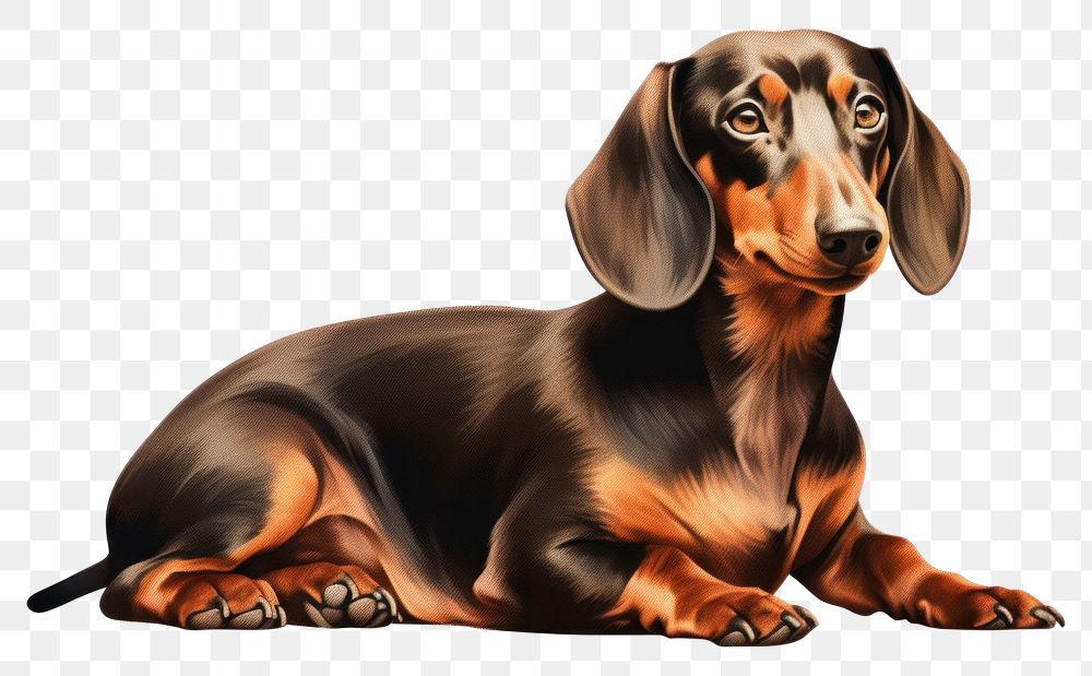 PNG Animal mammal hound dog. AI generated Image by rawpixel.