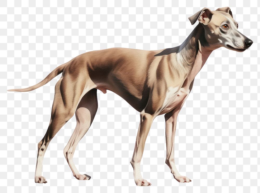PNG Greyhound animal mammal dog. AI generated Image by rawpixel.