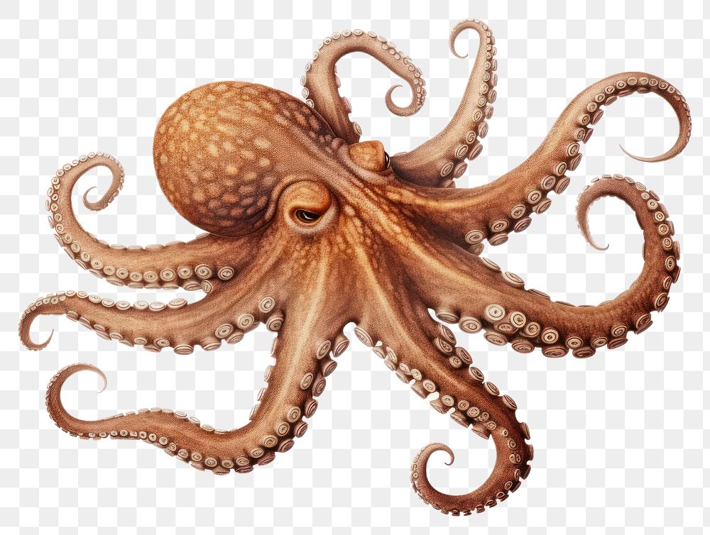 PNG Octopus animal invertebrate transparent. AI generated Image by rawpixel.