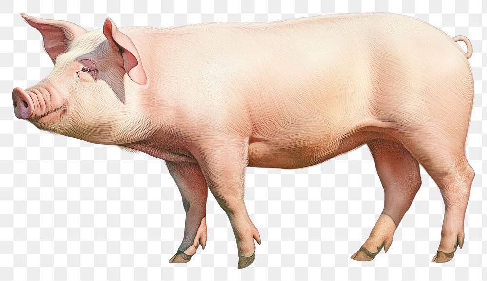 PNG Pig mammal animal  