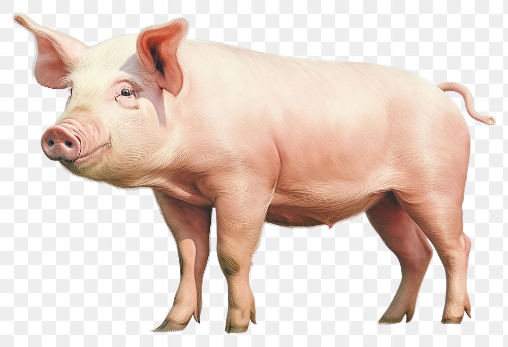 PNG Pig mammal animal  