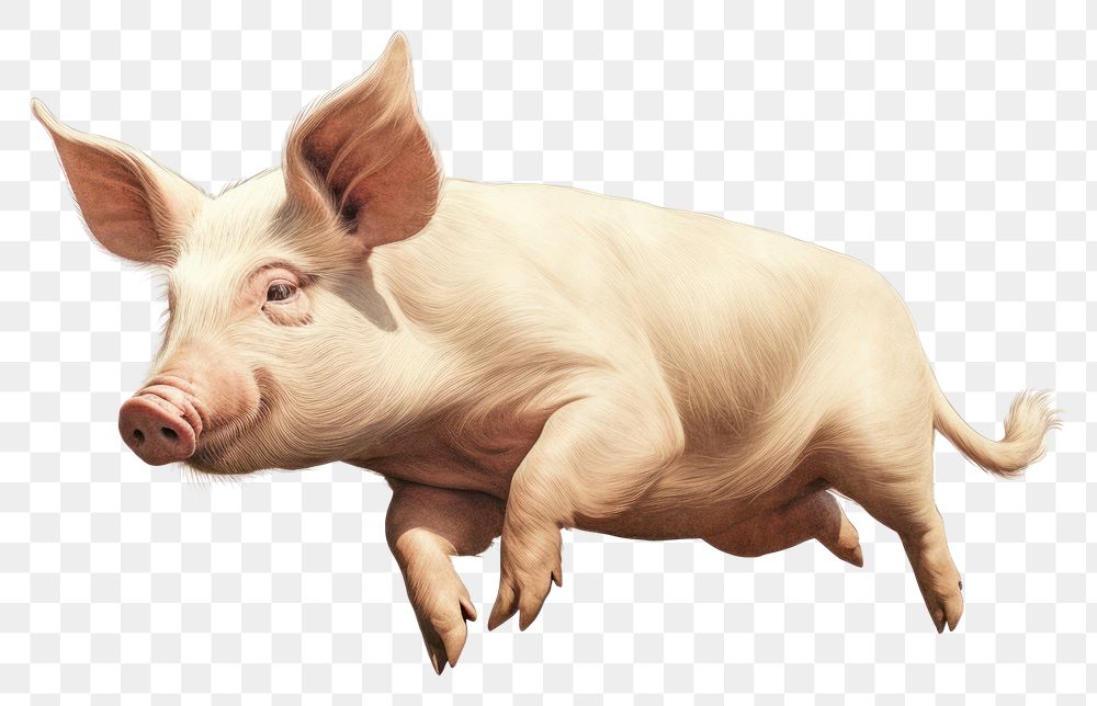 PNG Pig animal mammal boar. AI generated Image by rawpixel.