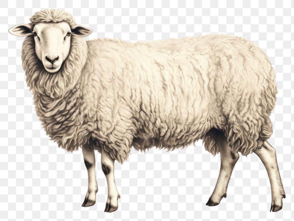 PNG Sheep livestock animal mammal. AI generated Image by rawpixel.