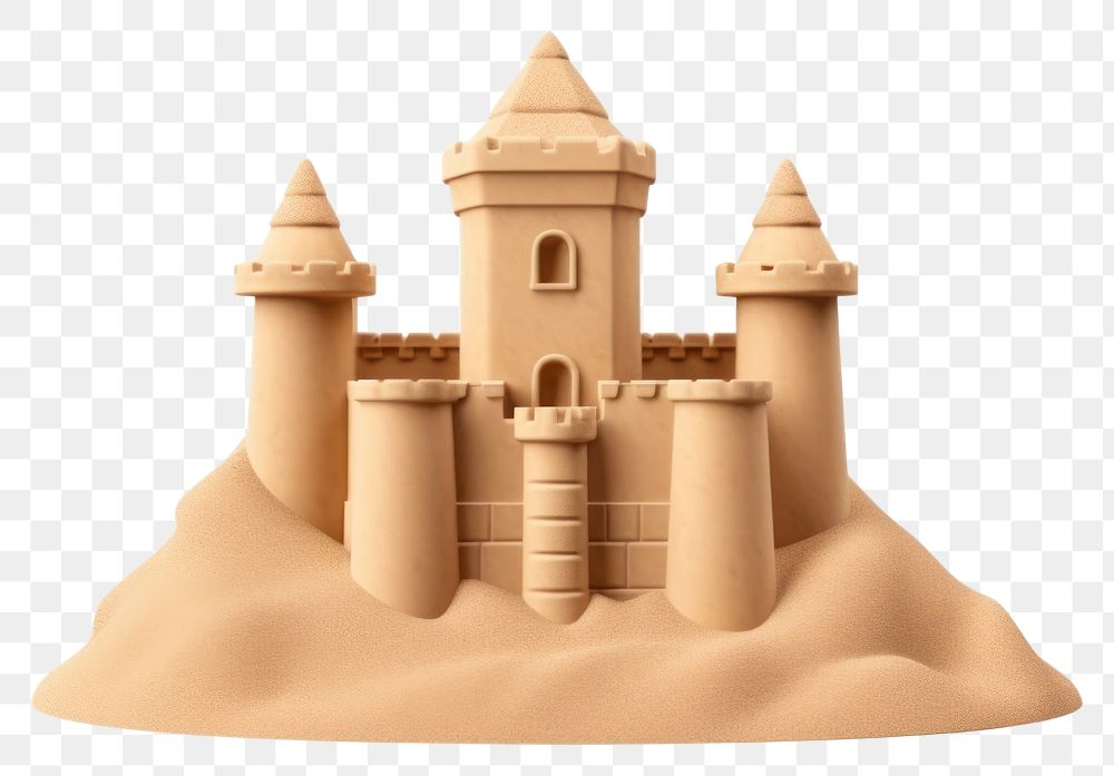 PNG Sand architecture building castle. AI generated Image by rawpixel.