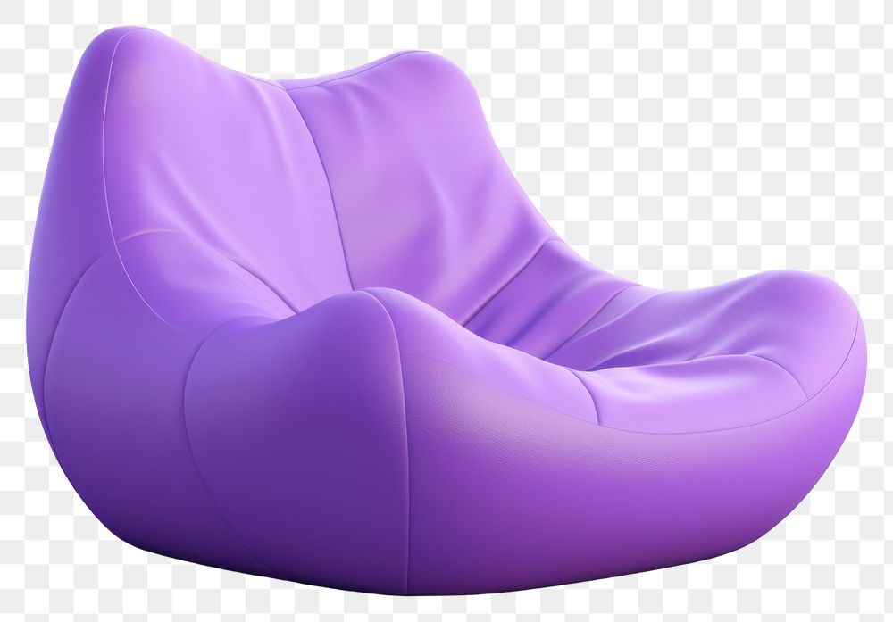 PNG Furniture white background inflatable relaxation. 