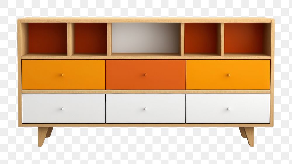 PNG Furniture drawer sideboard cupboard. AI generated Image by rawpixel.