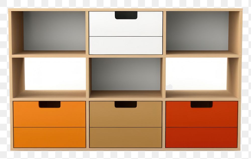 PNG Furniture drawer shelf sideboard. AI generated Image by rawpixel.