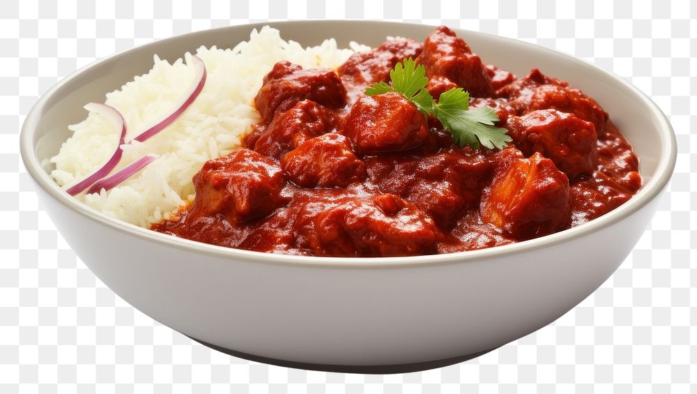 PNG Food curry meat meal. AI generated Image by rawpixel.