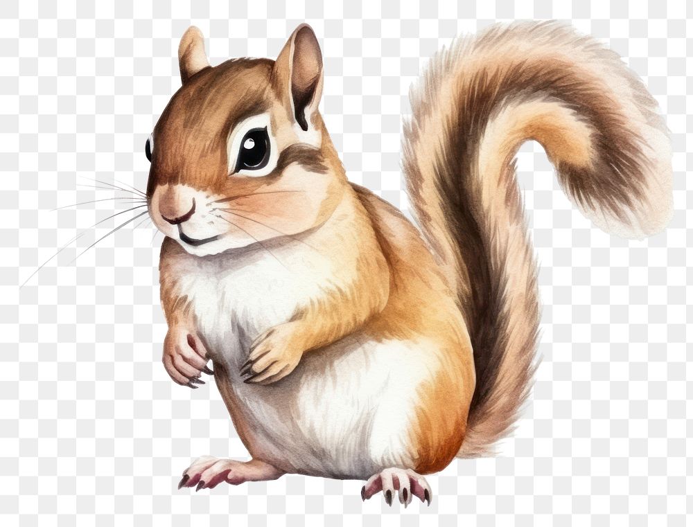 PNG Squirrel chipmunk rodent animal. AI generated Image by rawpixel.