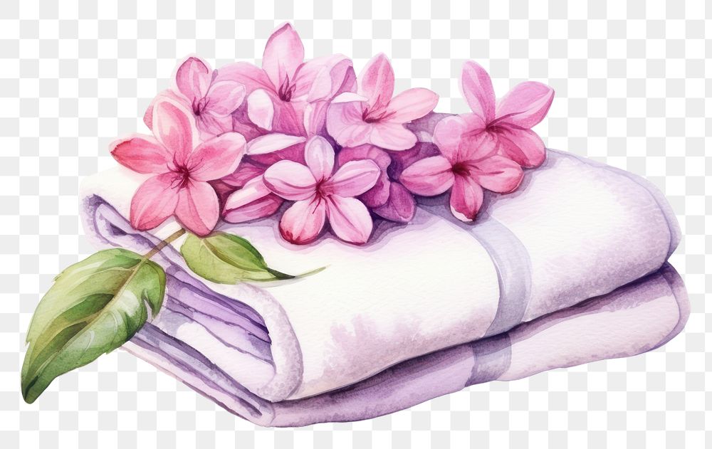 PNG Flower towel fragility plant. 