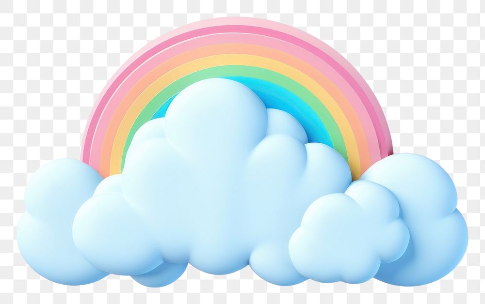 PNG Rainbow nature cloud sky