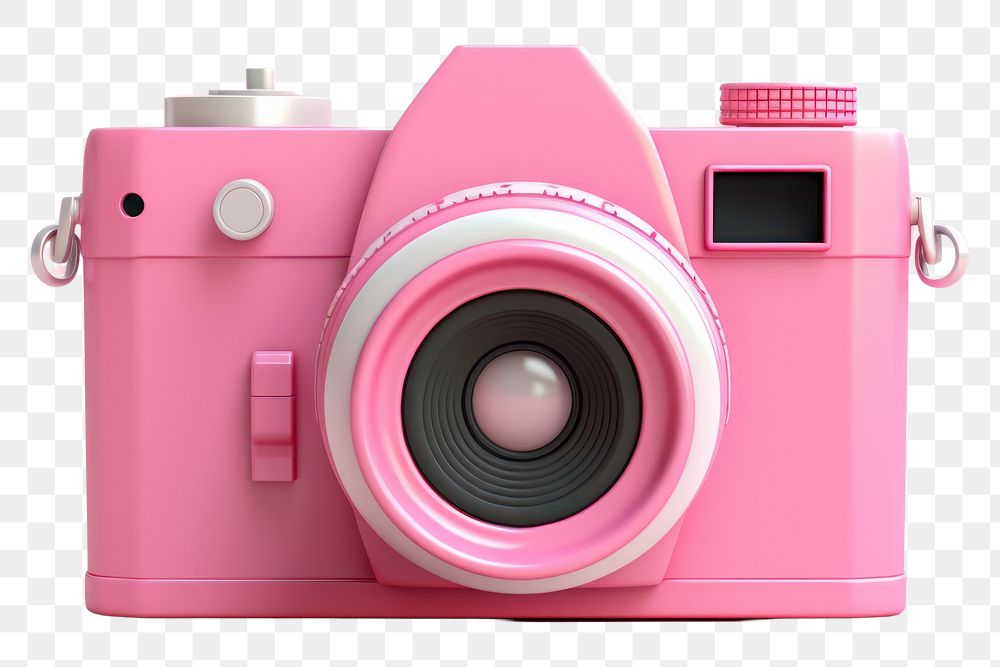 PNG Camera pink photographing electronics. AI generated Image by rawpixel.