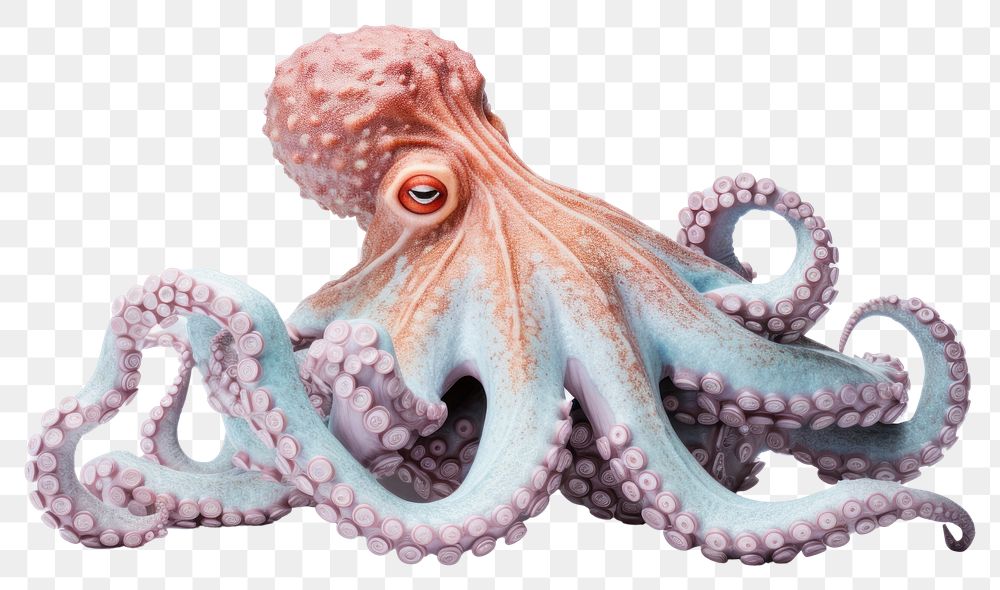 PNG Octopus animal invertebrate cephalopod. 