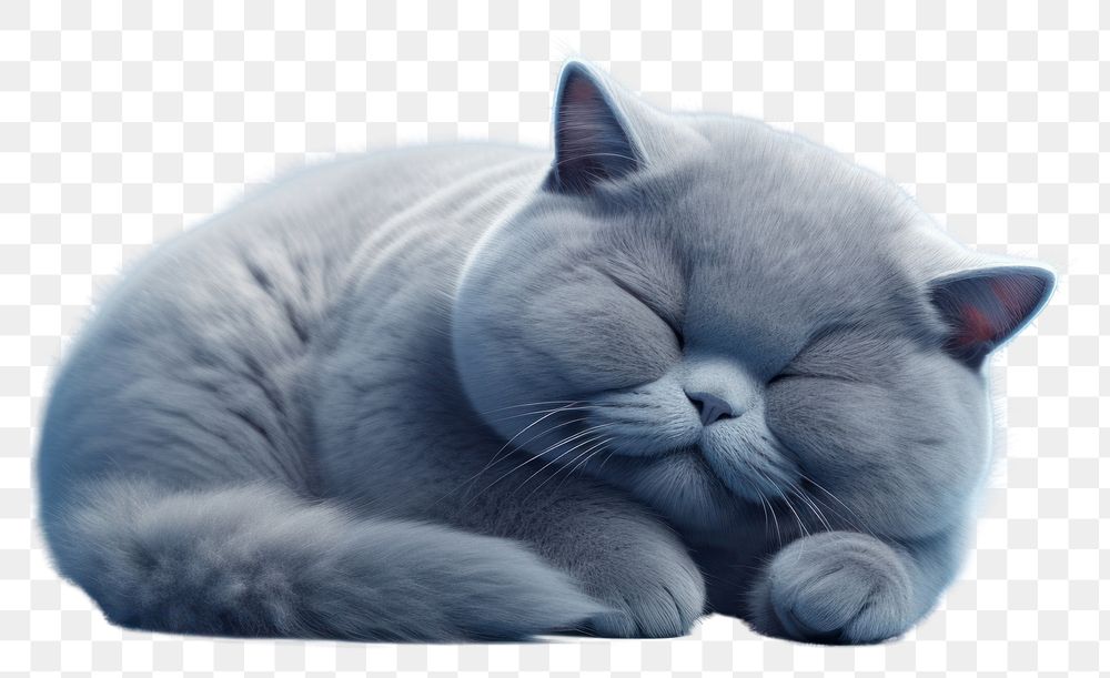 PNG Sleeping animal mammal kitten. AI generated Image by rawpixel.