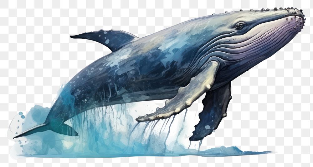 PNG Animal mammal whale fish. AI generated Image by rawpixel.